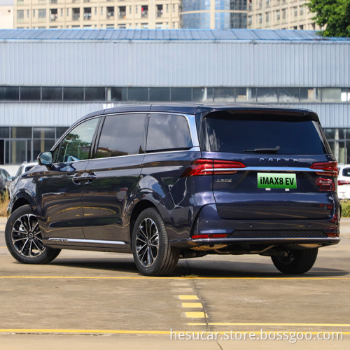 SUV cinese SUV Ibrido Electric Car Saic Roewe IMAX8 EV 2022 Argento Long Wheine Long Energy Electric Auto per adulti